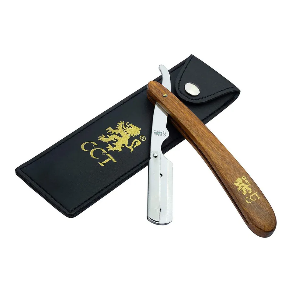 The Cambridge Cutthroat rasoio mano libera acciaio legno