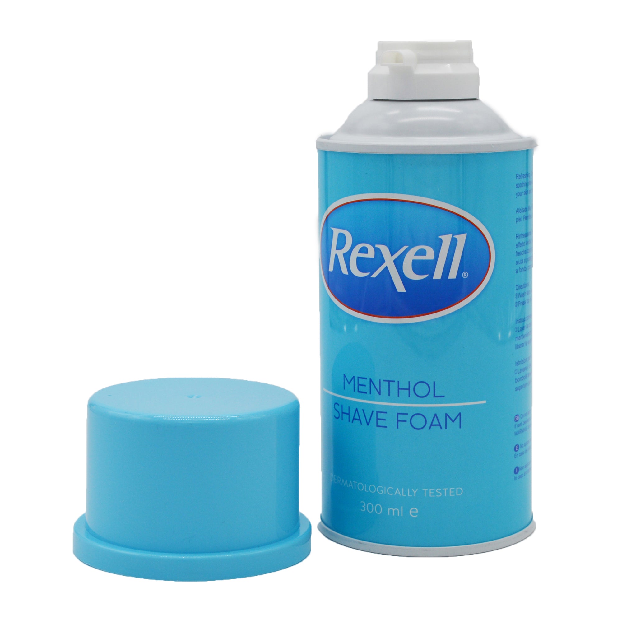 Rexell schiuma da barba mentolo 300ml rinfrescante