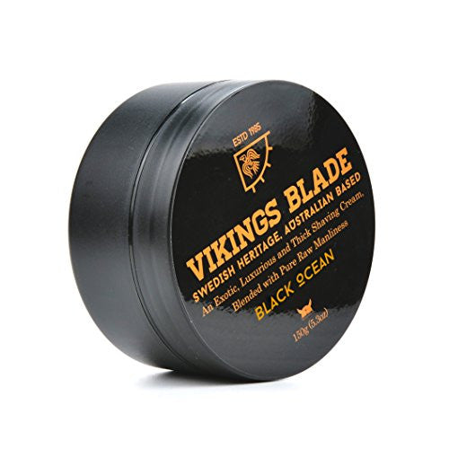 Viking's Blade Black Ocean crema da barba 5,3 oz profumo intenso