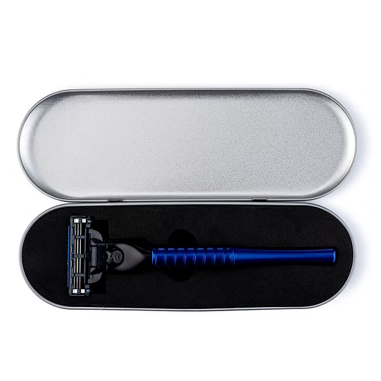 Reggie's Mercury Blue Rasoio a Cartuccia Alluminio Blu