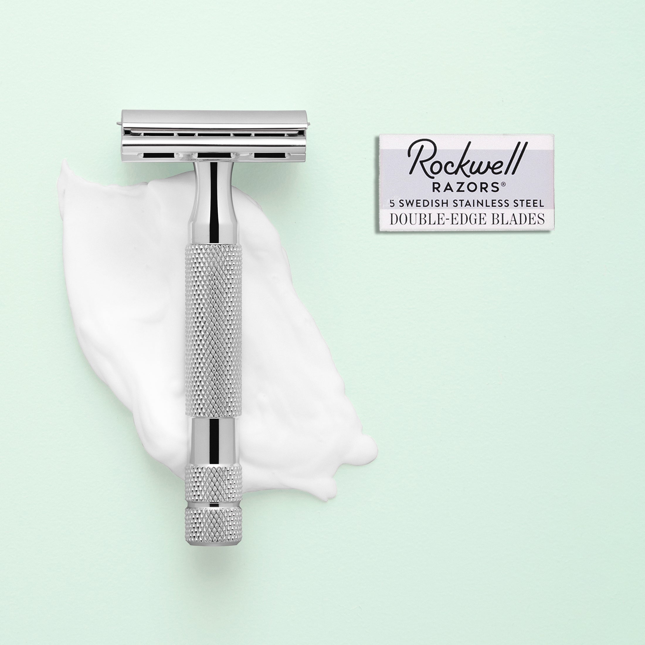 Rockwell 2C Stand Kit rasoio white chrome supporto