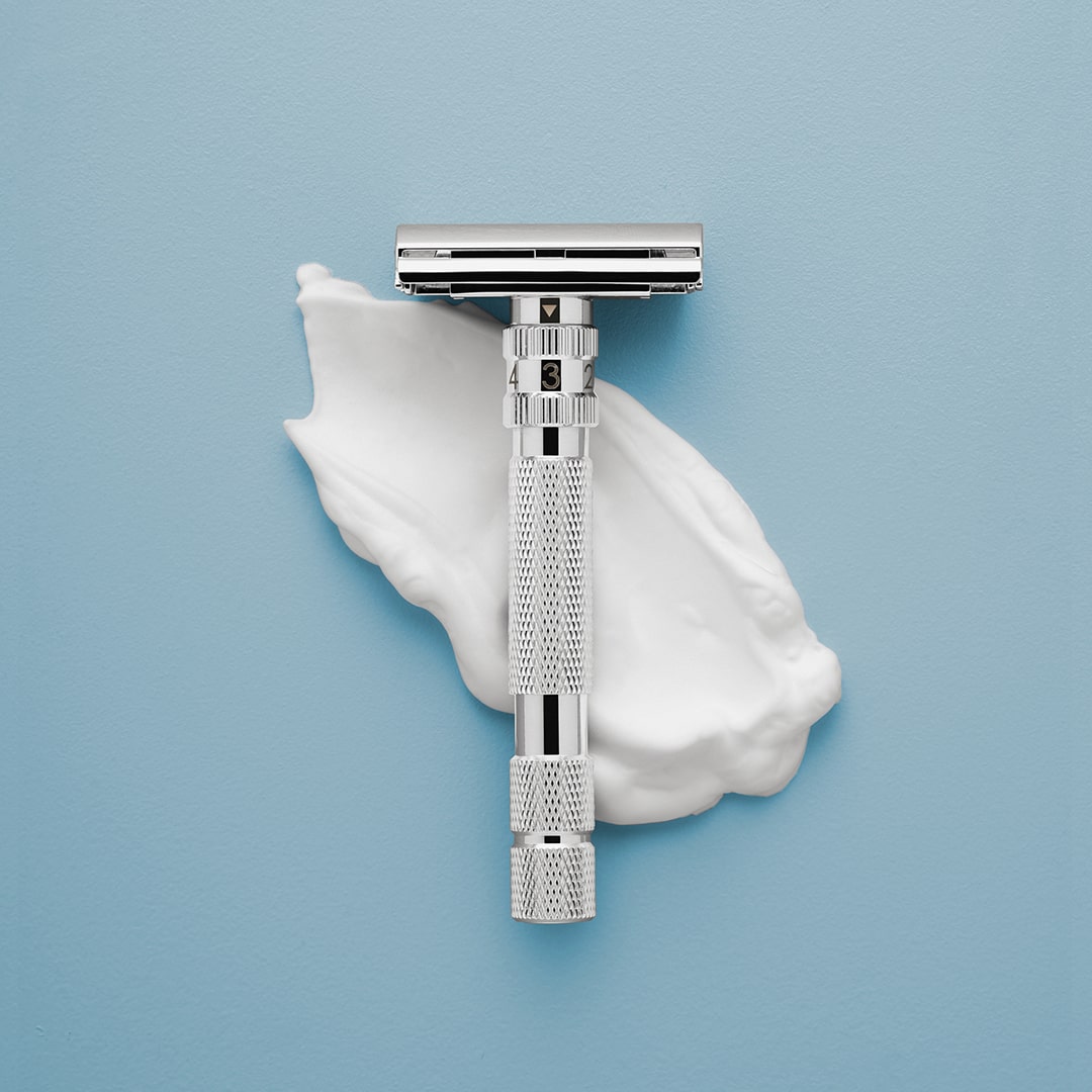 Rockwell T2 rasoio sicurezza Brushed Chrome regolabile farfalla