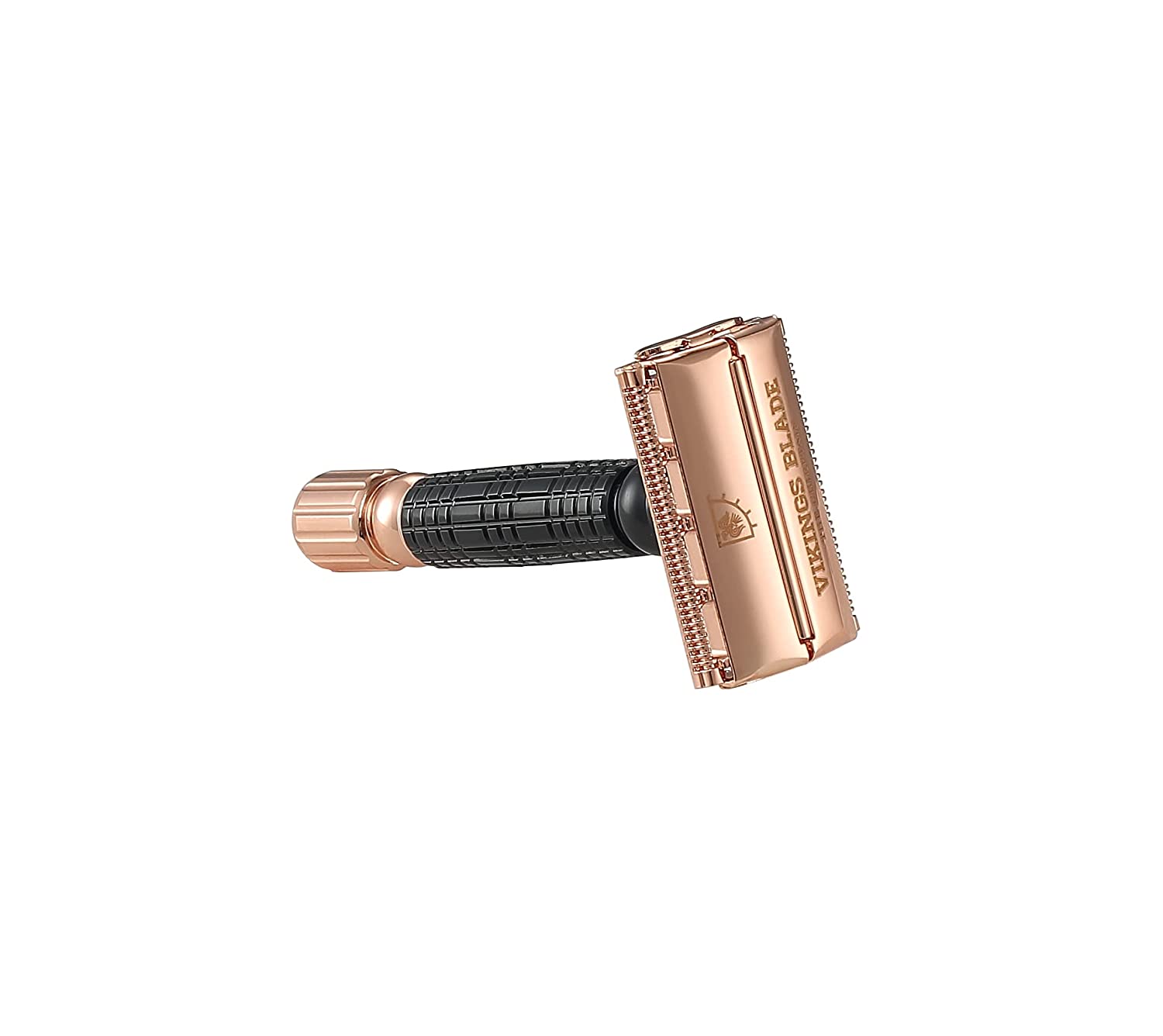 Viking's Blade The Chieftain Odin rasoio di sicurezza oro rosa + 5 lamette