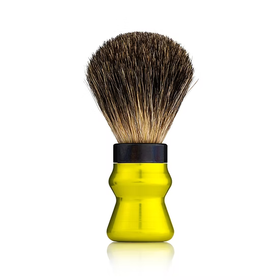 Reggie's Luna pennello barba manico nero sintetico personalizzabile