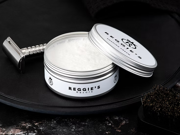Reggie's Saturn rasoio di sicurezza acciaio set lame crema