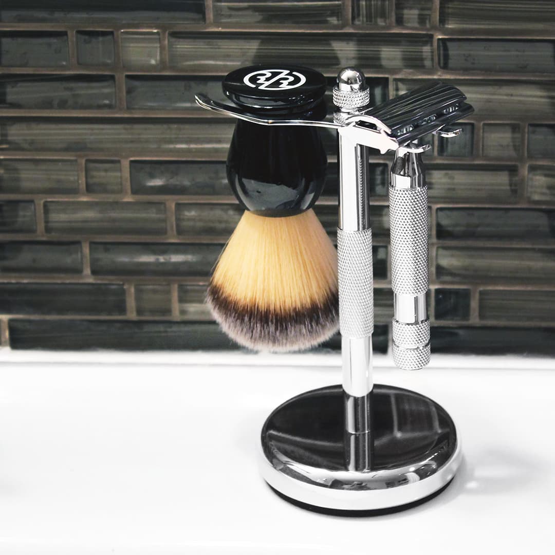 Rockwell 2C Set 3 pezzi rasoio White Chrome