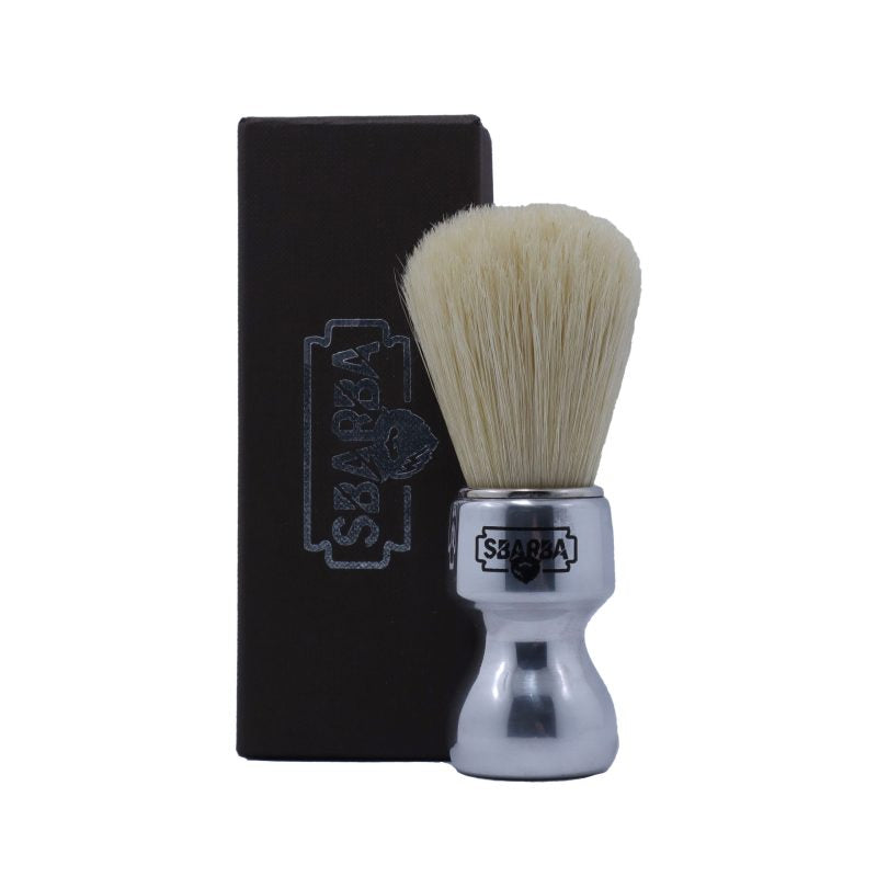 Sbarba Nobile Silver Pennello da Barba Setola Alluminio