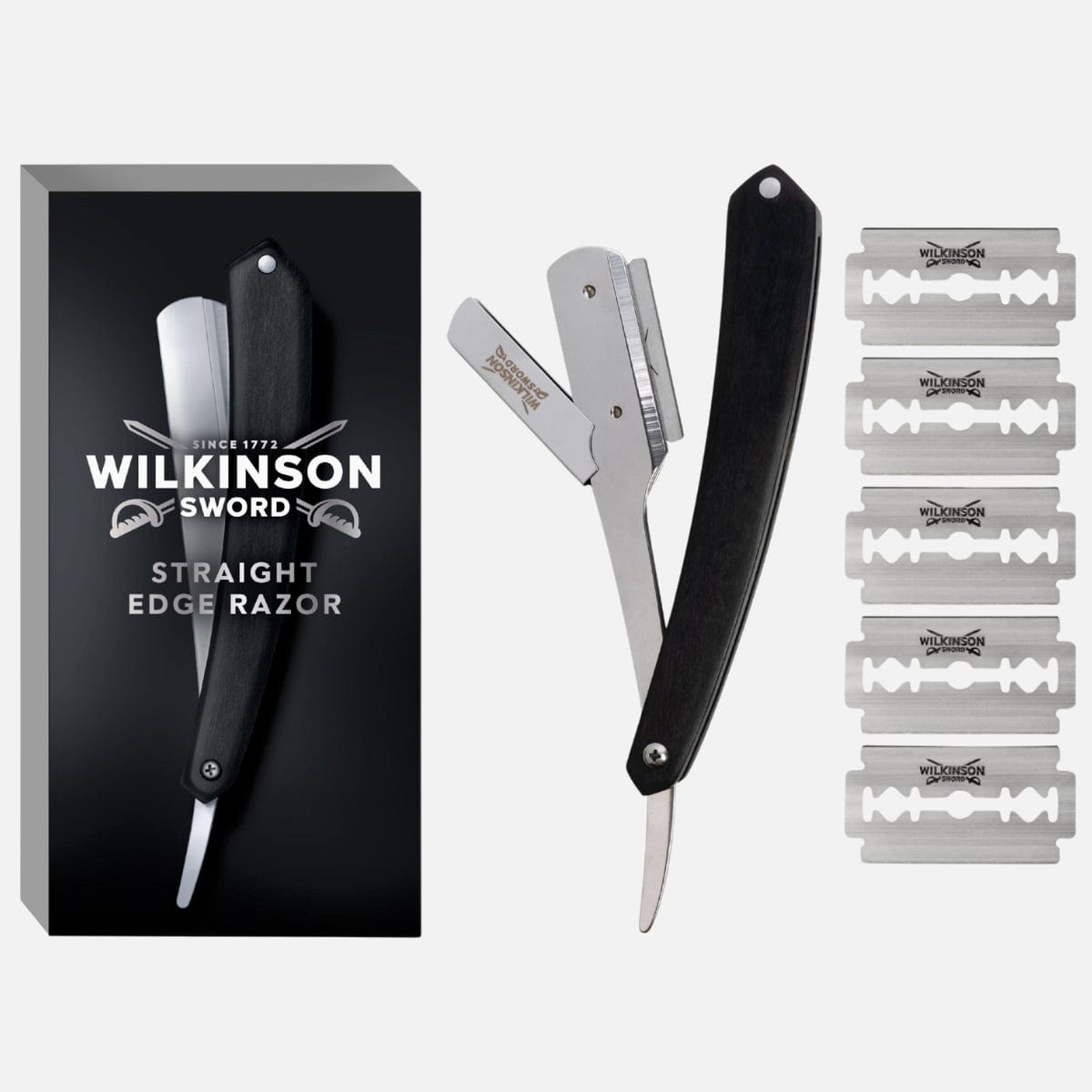 Wilkinson Classic Rasoio Mano Libera Legno con Lamette