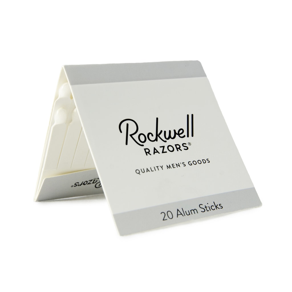 Rockwell Alum Stick dopobarba allume tagli e rossori
