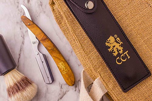 The Cambridge Cutthroat rasoio mano libera acciaio legno