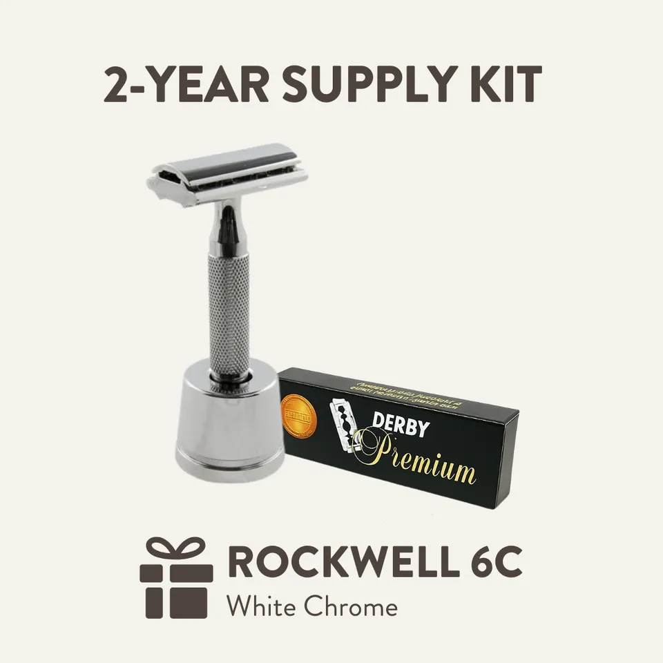 Rockwell 6C kit rasatura 2 anni White Chrome