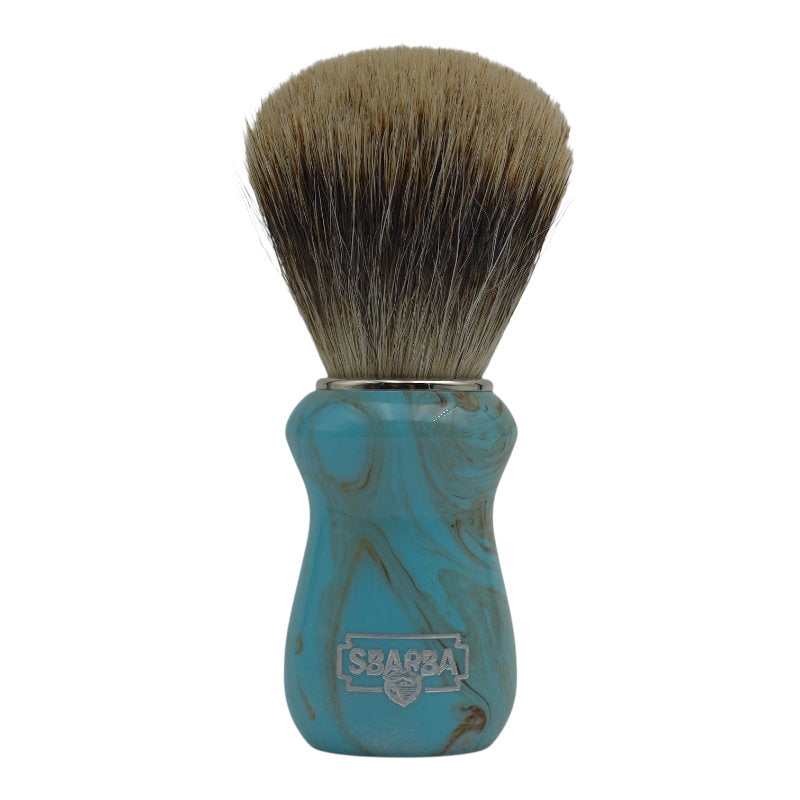 Sbarba Classico Azzurro Cielo pennello barba tasso Two Band