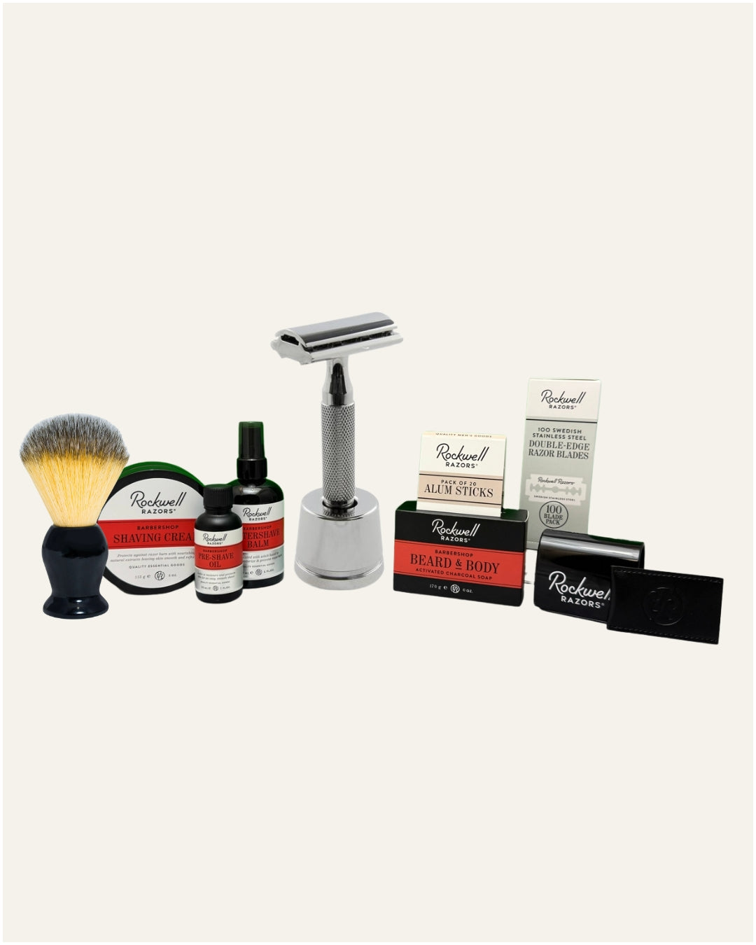 Rockwell 6C Kit rasatura gunmetal chrome completo