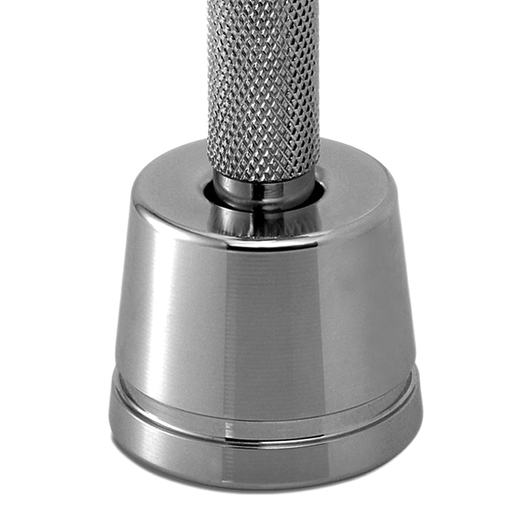Rockwell Inkwell Stand rasoio Gunmetal Chrome in acciaio