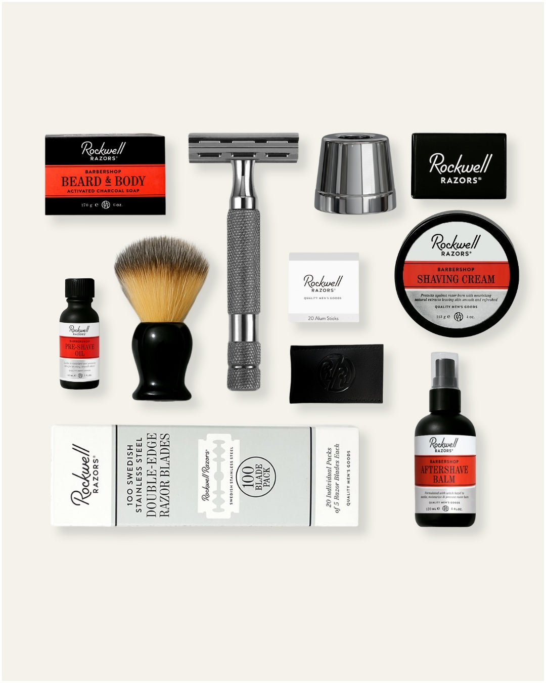 Rockwell 6C Kit rasatura gunmetal chrome completo