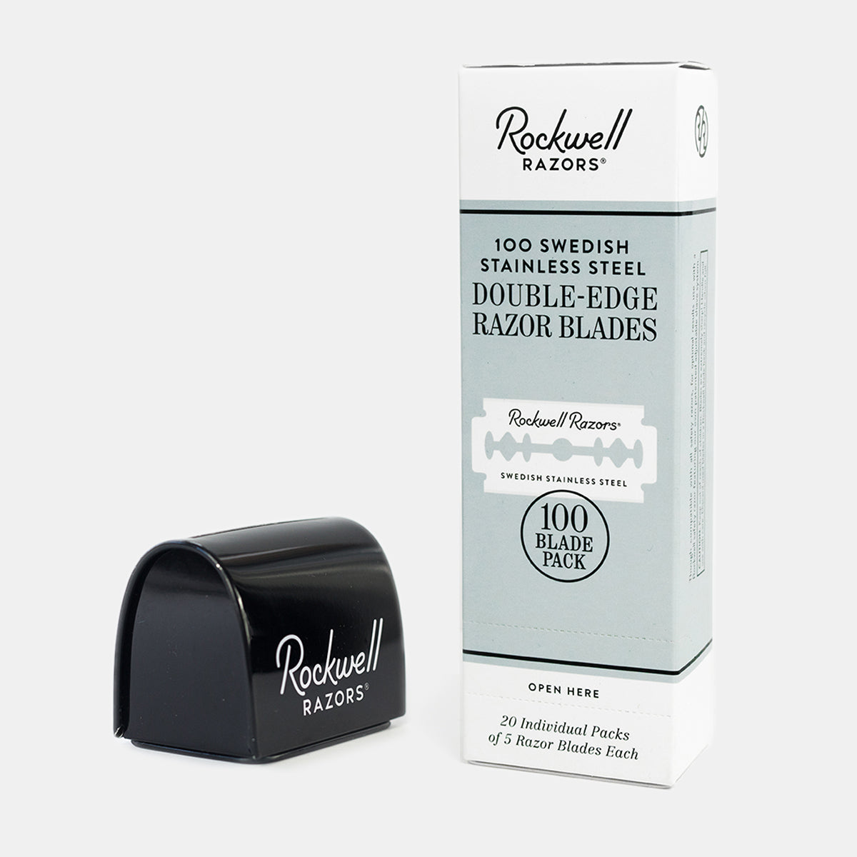 Rockwell Razor Blades Lamette Double Edge 100 pz con Box Inox