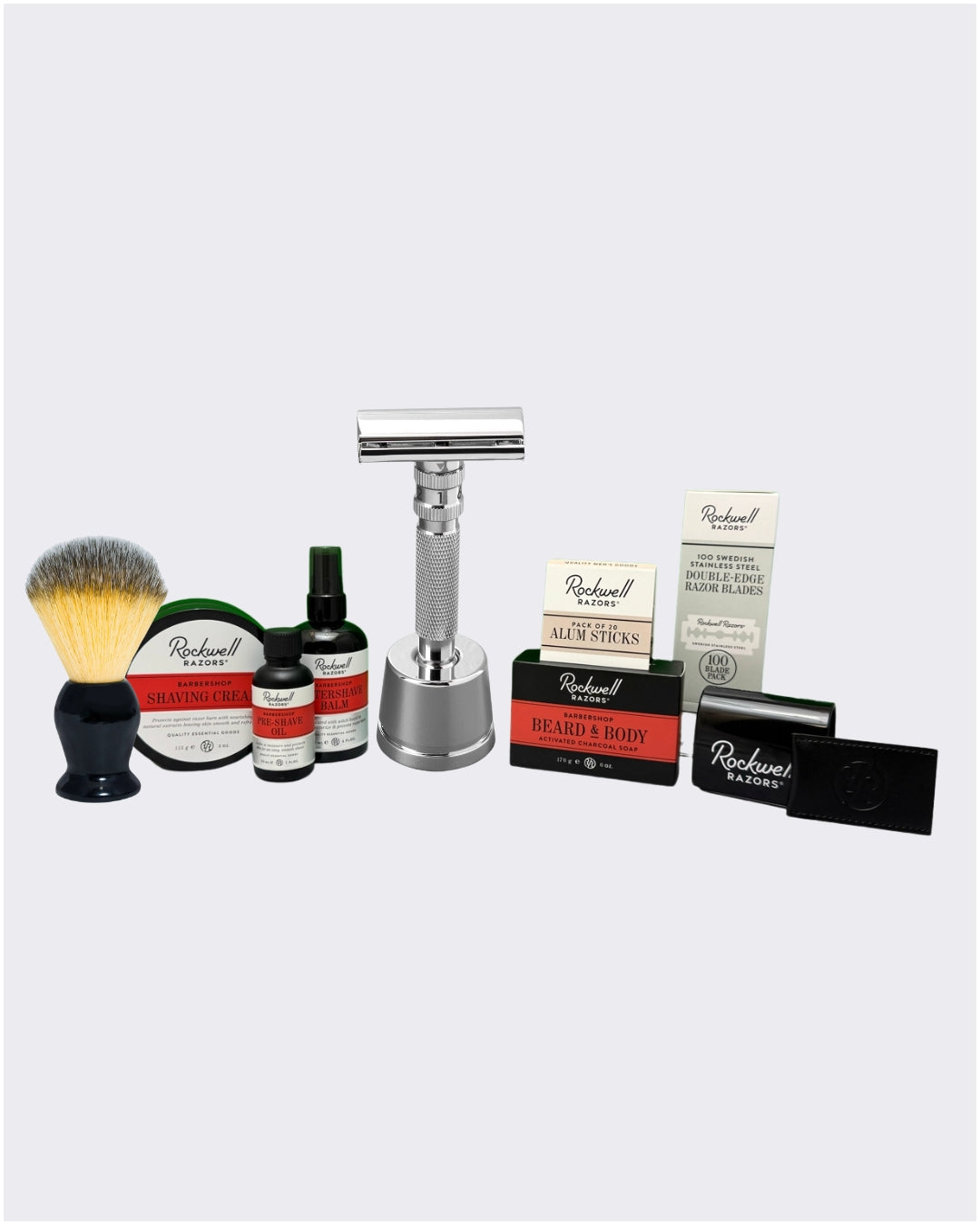 Rockwell T2 Kit Barba Completo Gunmetal Rasatura