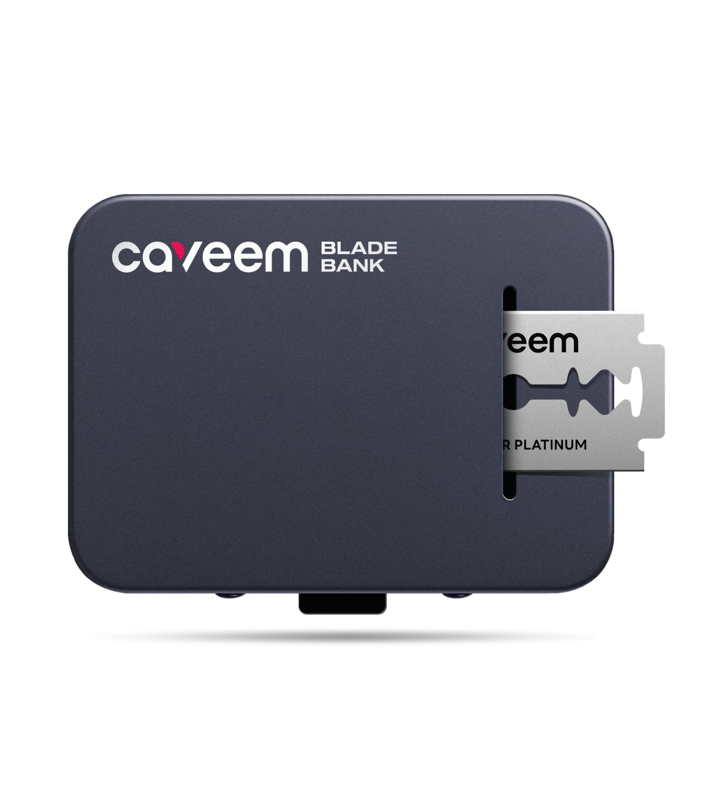 Caveem Blade Bank Contenitore Lamette Nero