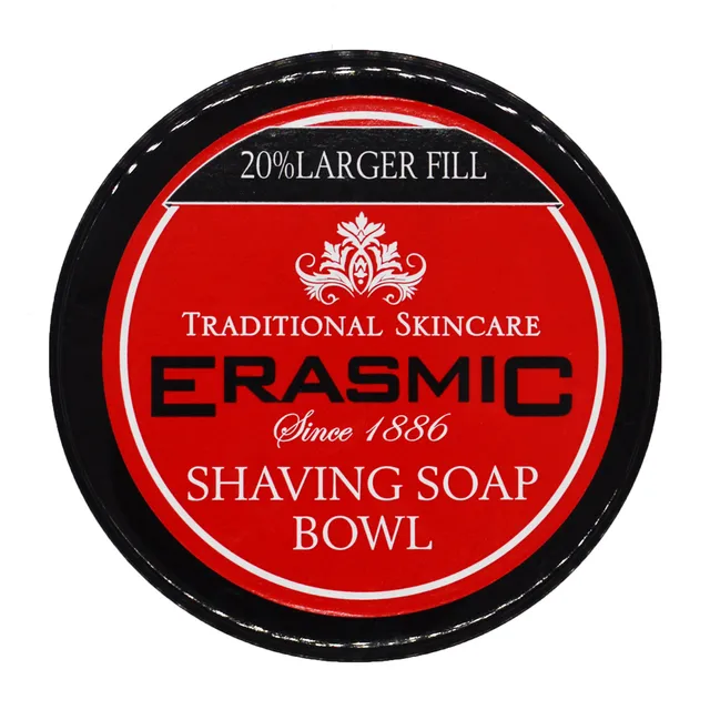 Erasmic sapone barba 90g ciotola olio cocco