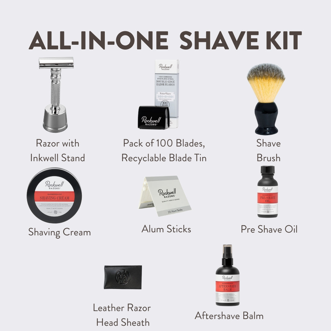 Rockwell T2 Chrome set rasatura gunmetal regolabile