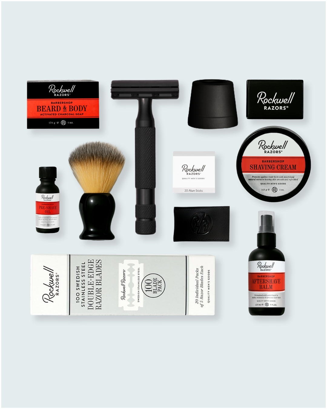 Rockwell 6S All-In-One Shave Kit rasatura acciaio opaco