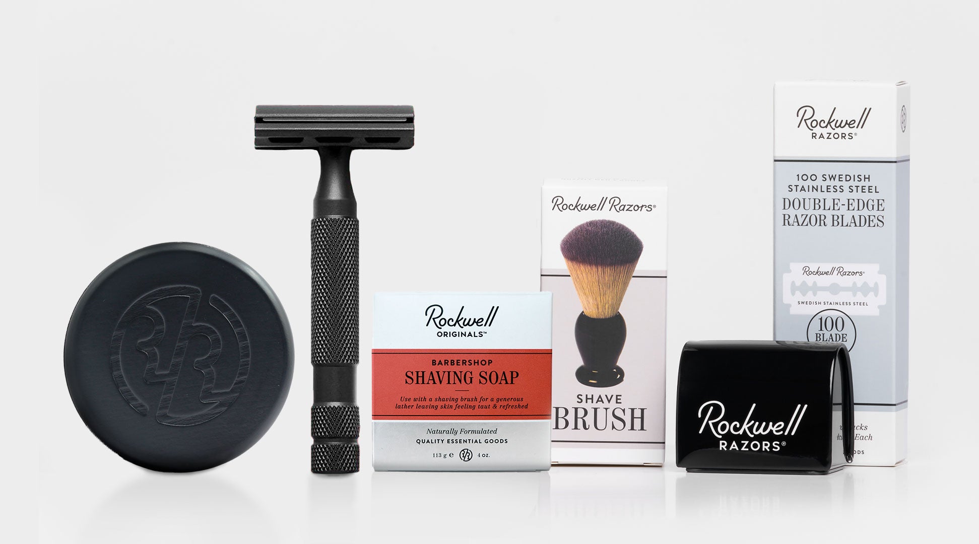 Rockwell 6S Eco Shave Kit rasoio acciaio Matte