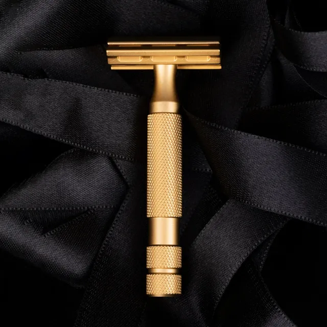 Rockwell 6S rasoio sicurezza oro 24kt edizione limitata acciaio