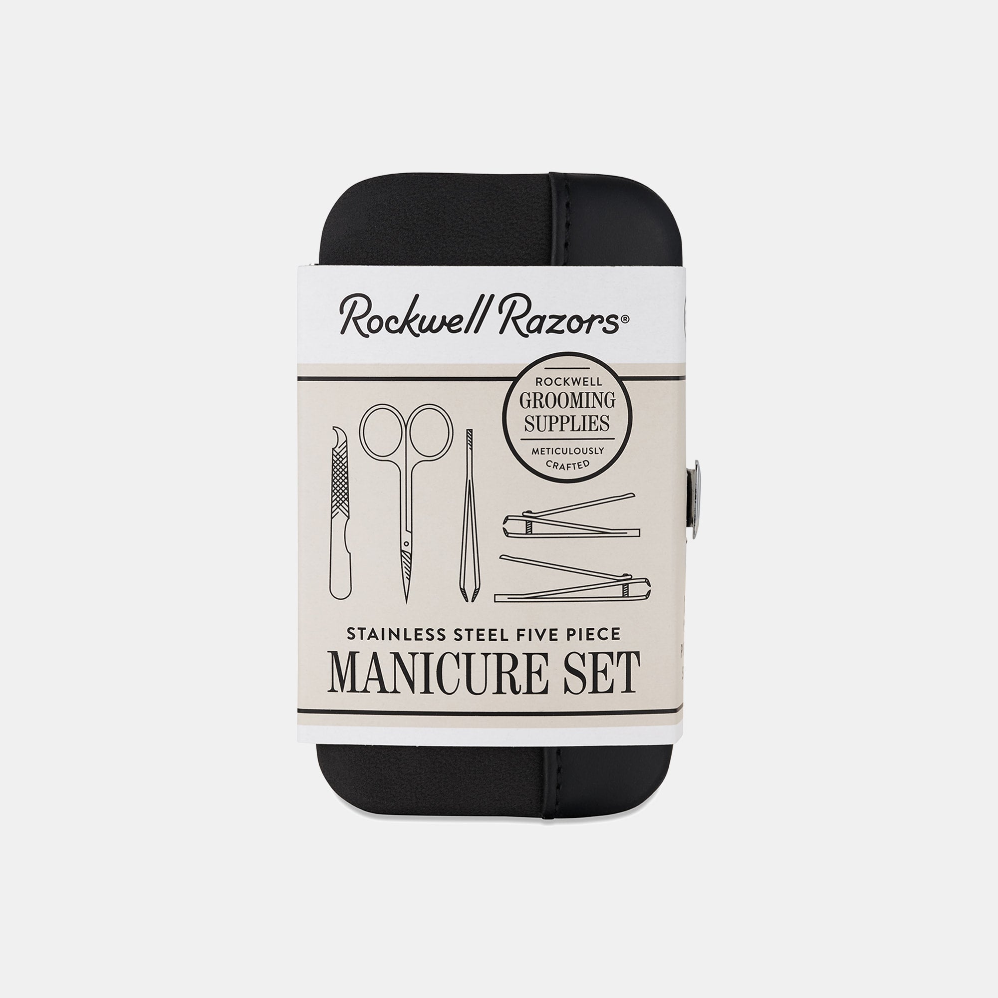Rockwell Ultimate Set Manicure Uomo da Viaggio 4 Pezzi