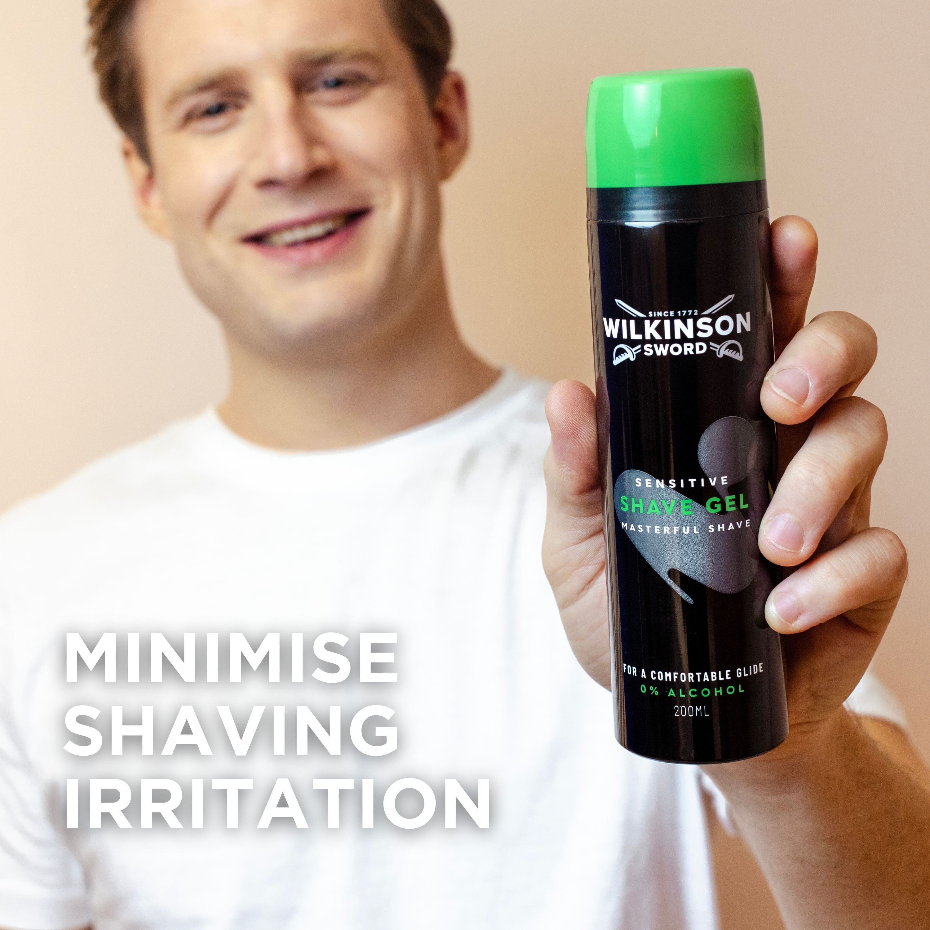 Wilkinson Masterful Gel Barba Sensibile 200ml Aloe
