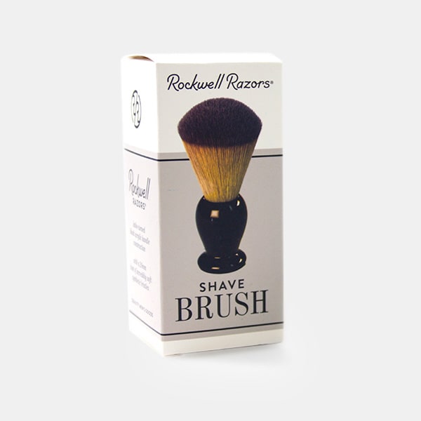 Rockwell Pennello da Barba Sintetico Nero 20 mm
