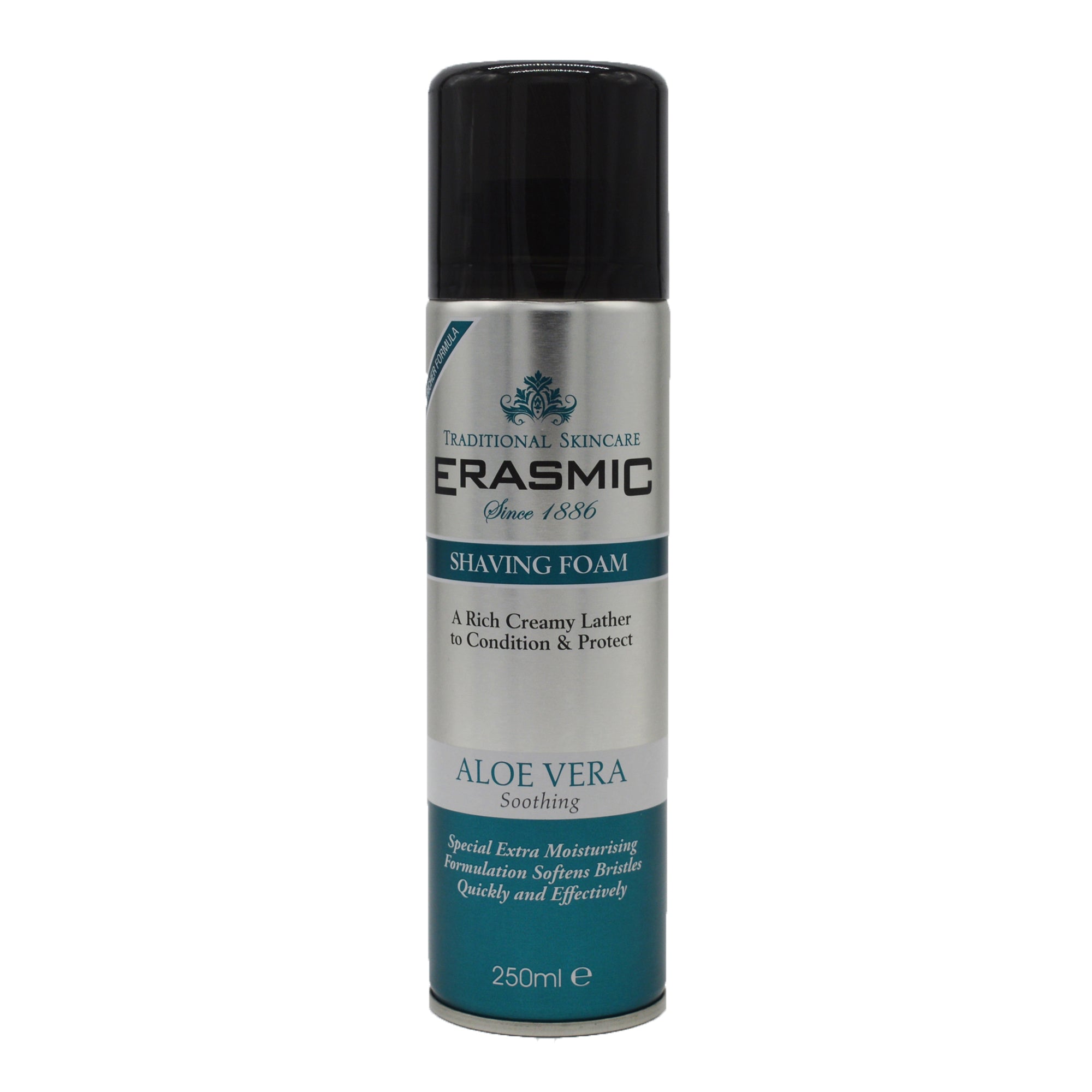 Erasmic schiuma da barba aloe vera idratante 250ml