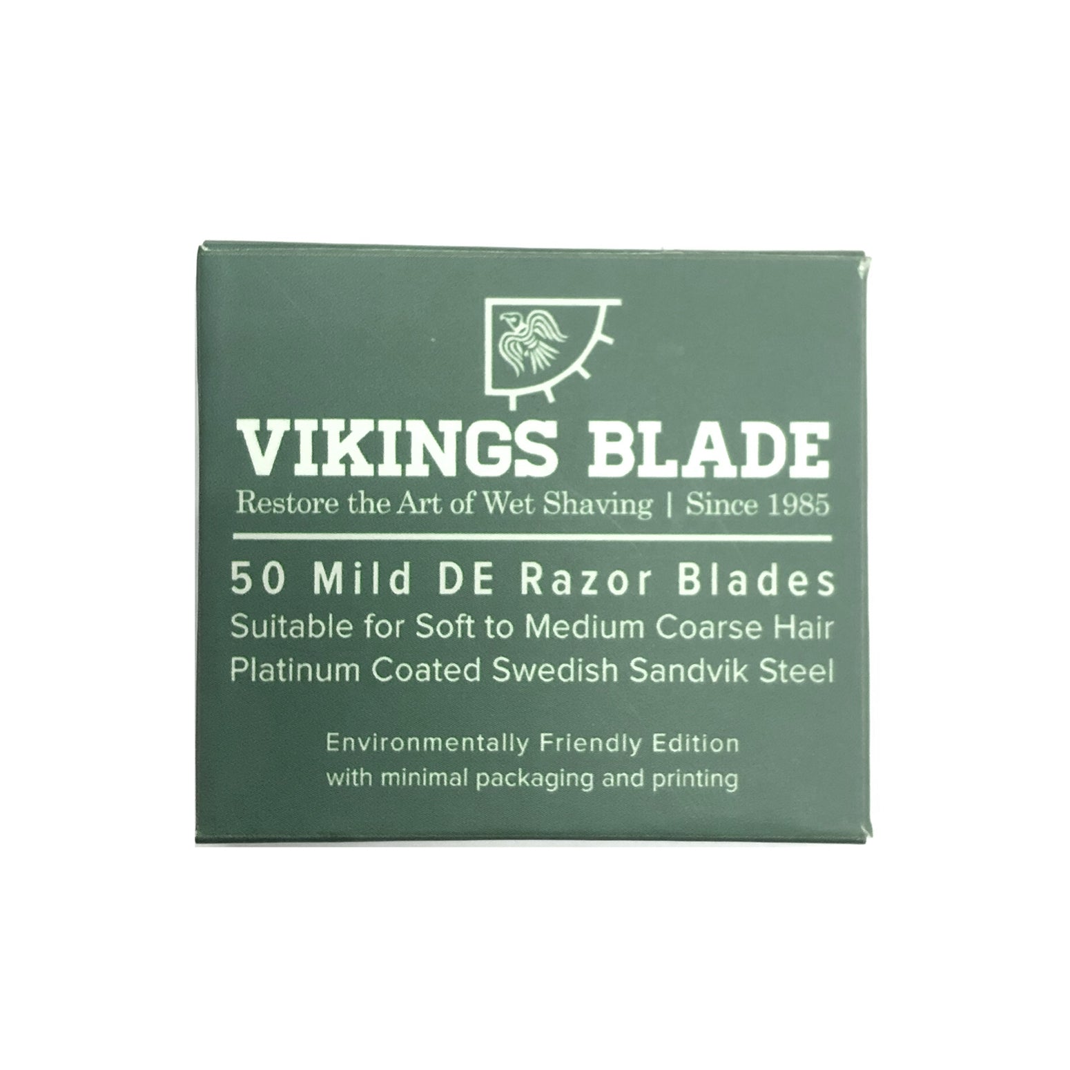 Viking's Blade Lamette Delicate Acciaio Svedese 50 Pezzi Platinate