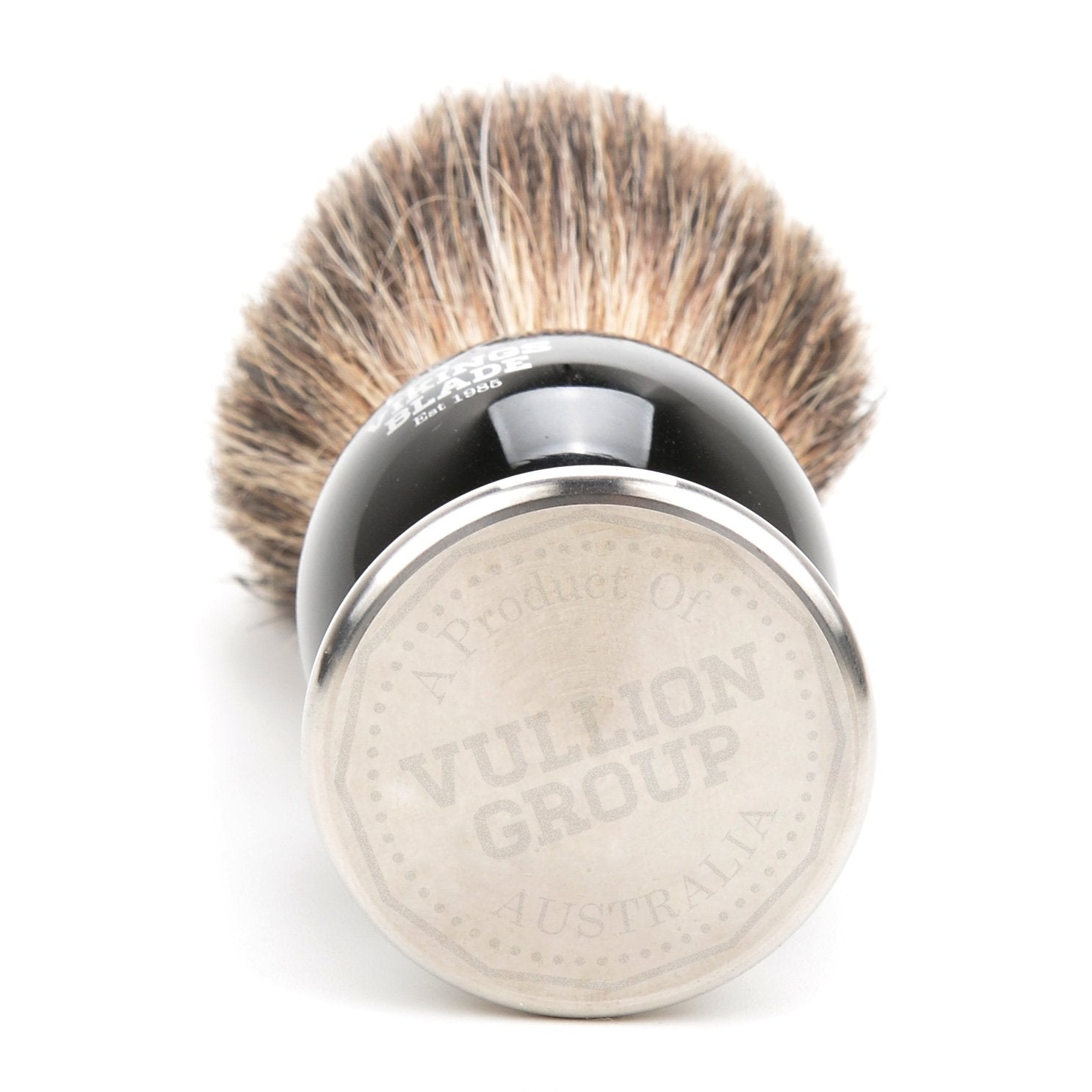 Viking's Blade Dark Stallion Pennello da Barba Bulb Nero
