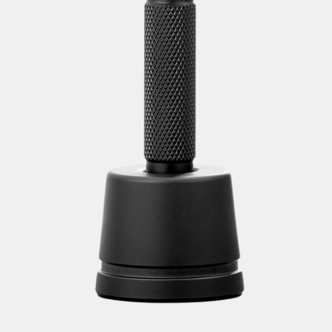 Rockwell Inkwell supporto rasoio 6S acciaio nero