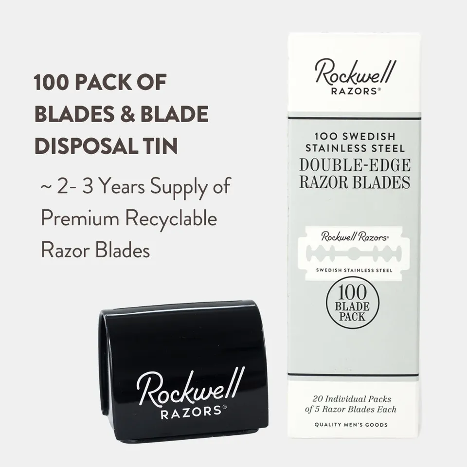 Rockwell Razor Blades Lamette Double Edge 100 pz con Box Inox