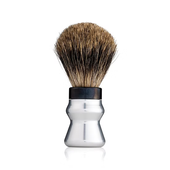 Reggie's Luna pennello barba manico nero sintetico personalizzabile