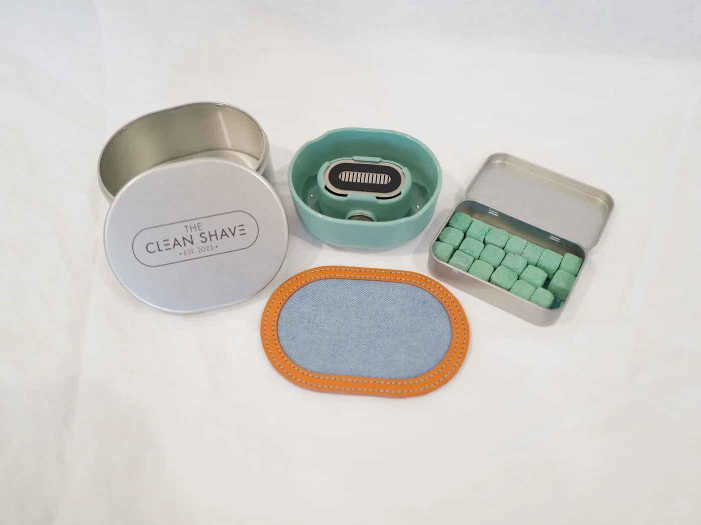 The Clean Shave Razor Rinser Super Shaver Combo pulisci rasoio nero