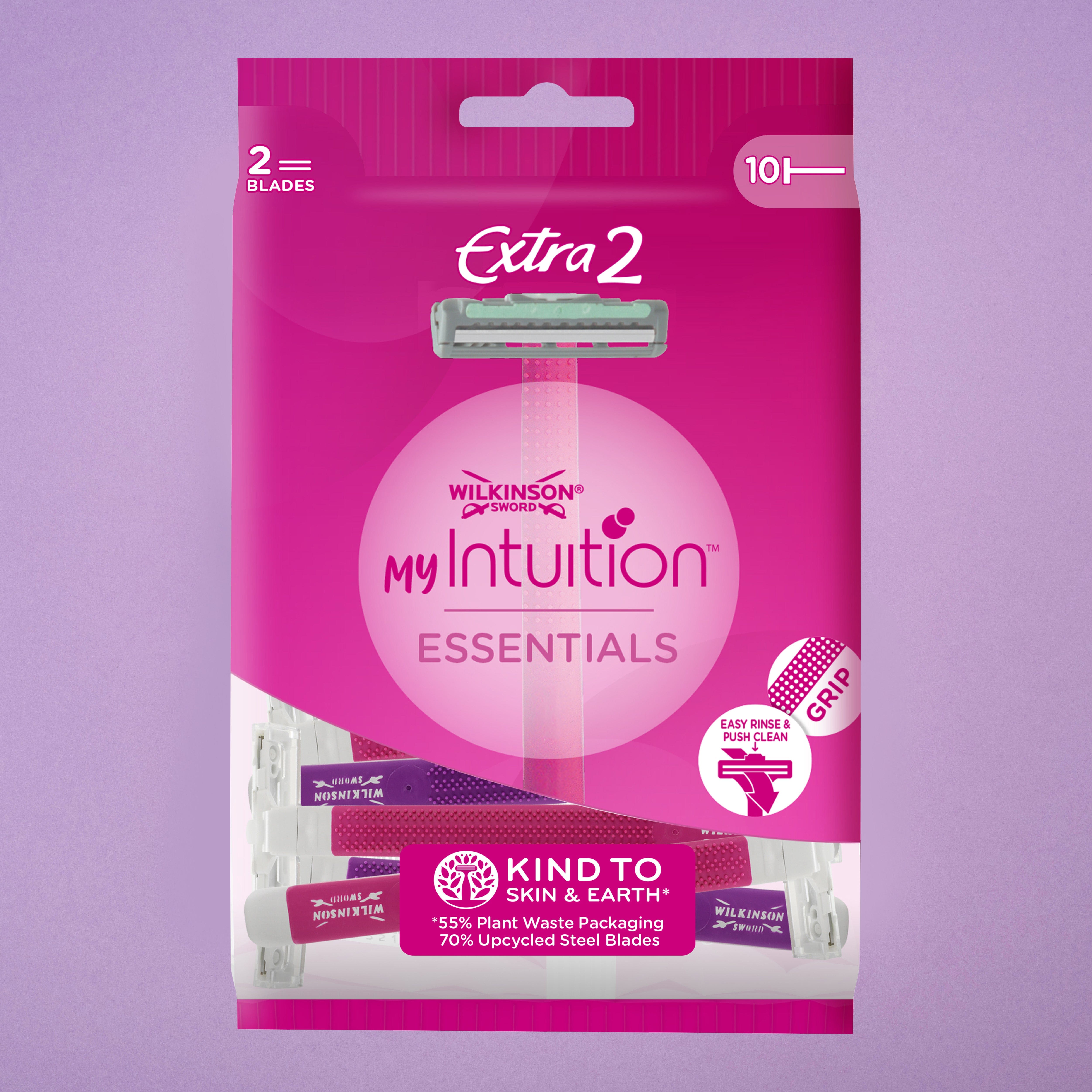 Wilkinson Essentials 2 Extra 2 Rasoio Usa e Getta Aloe
