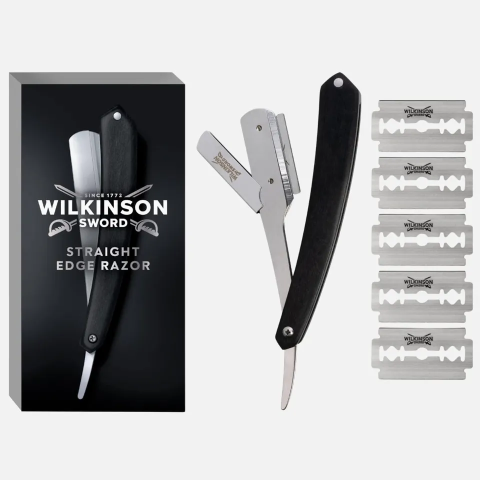 Wilkinson Classic Rasoio Mano Libera Legno con Lamette