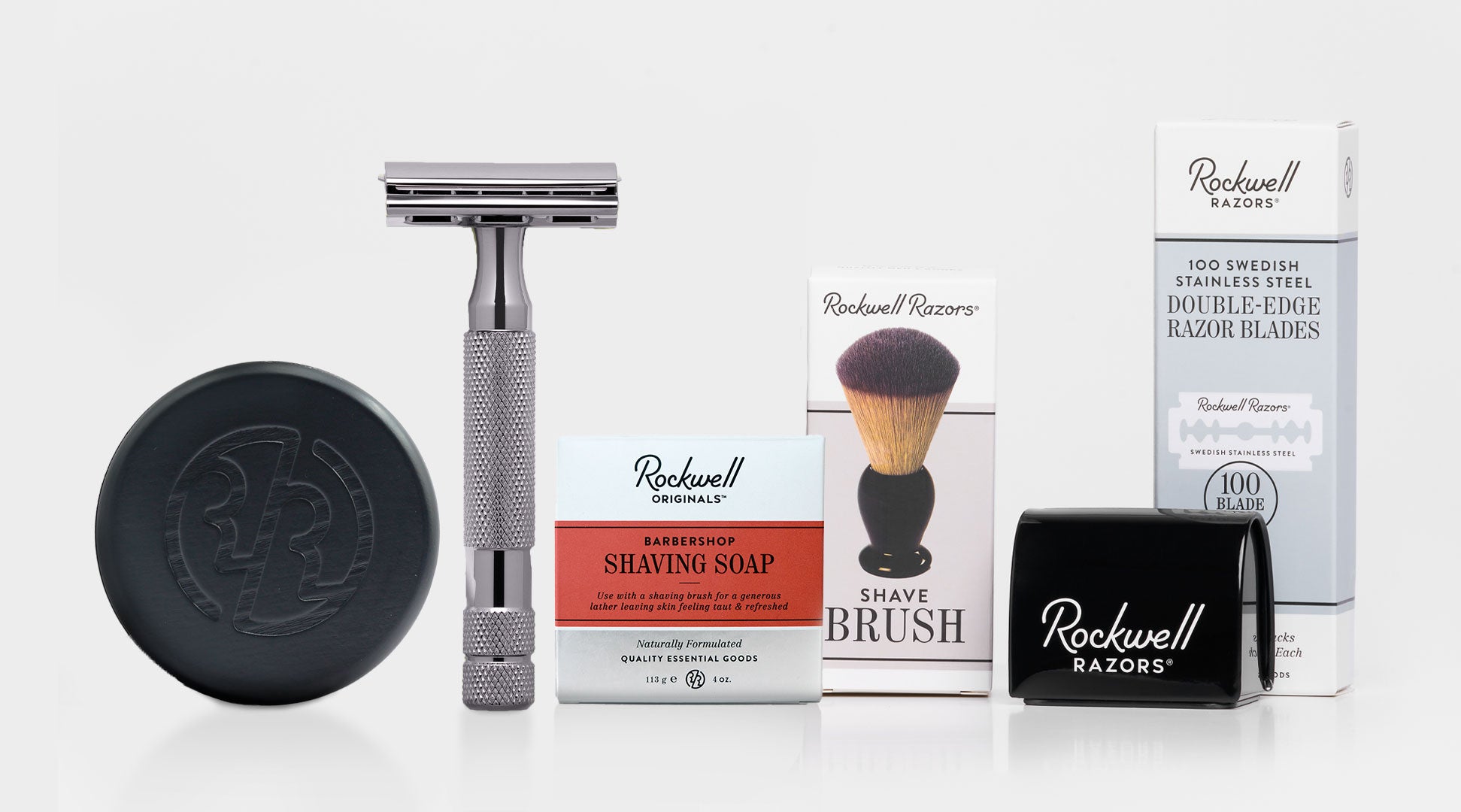 Rockwell 2C Eco-Kit set rasatura gunmetal 100 lamette