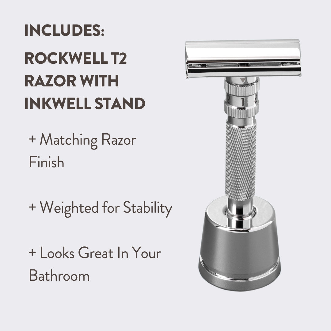 Rockwell T2 Chrome set rasatura gunmetal regolabile