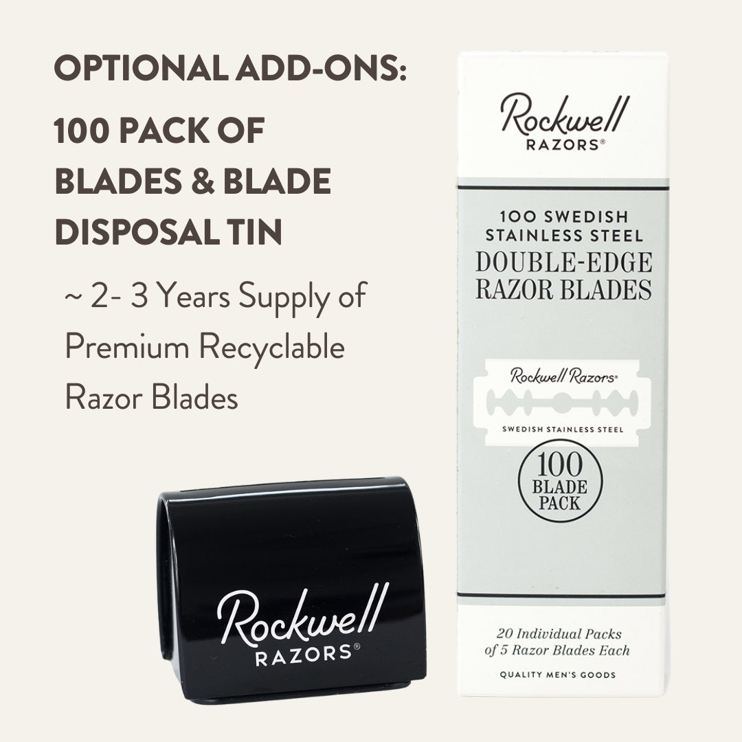 Rockwell 2C Rasoio sicurezza white chrome regolabile