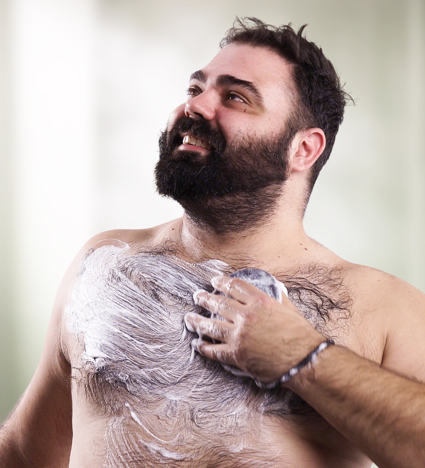 Caveem Bathing Sacchetto Porta Sapone Esfoliante Doppia Faccia