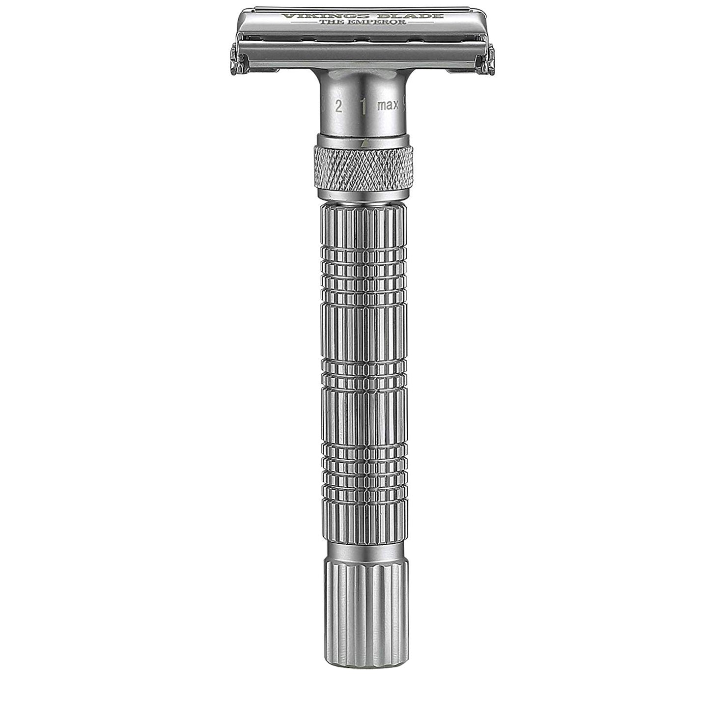 Viking's Blade Emperor Rasoio di Sicurezza Regolabile Ottone 134 g