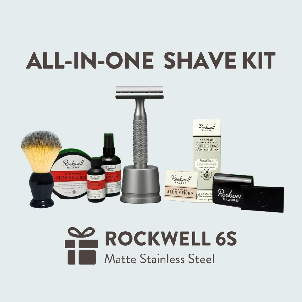 Rockwell 6S kit rasatura acciaio inox 6 livelli