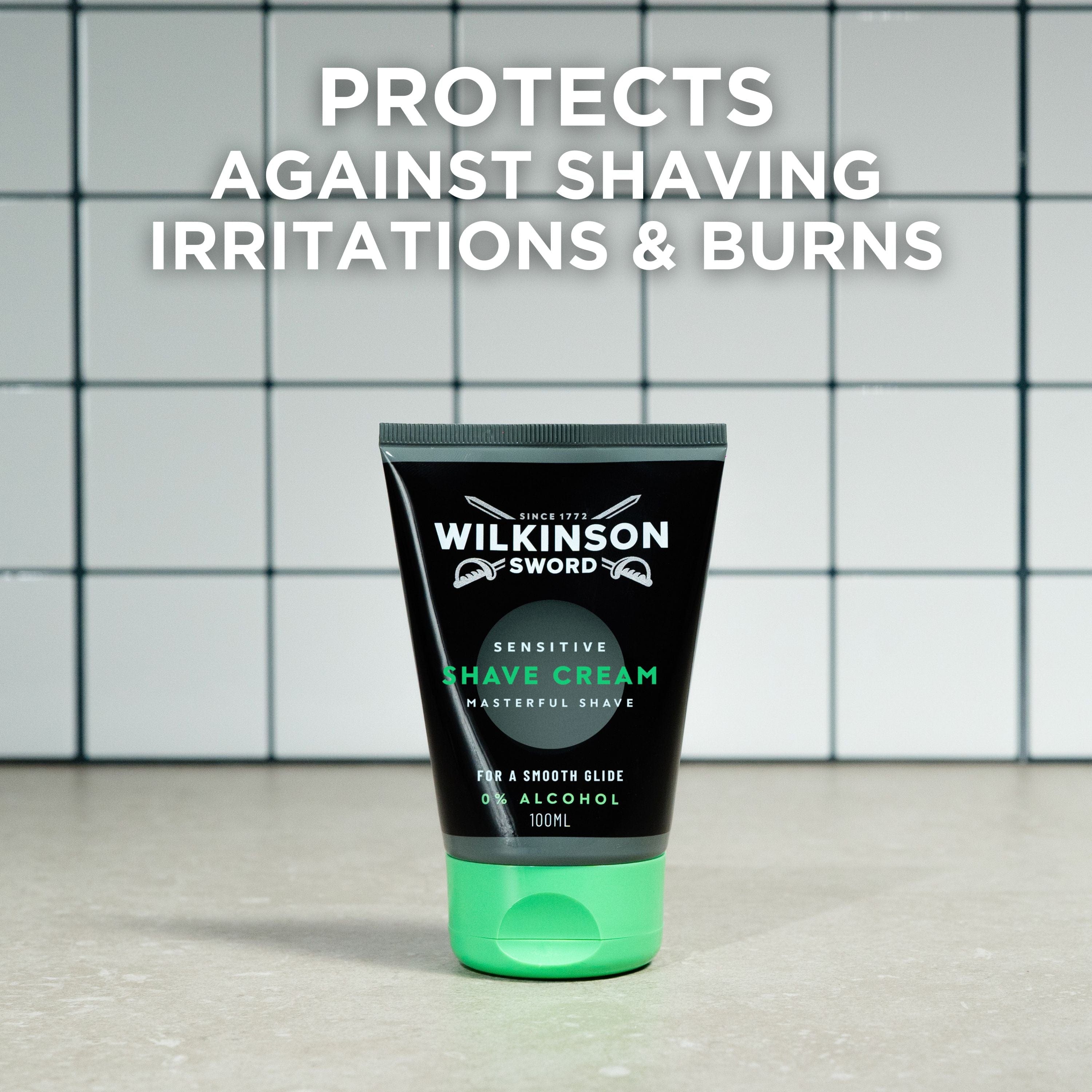 Wilkinson Sensitive Crema Barba 100 ml Pelli Sensibili