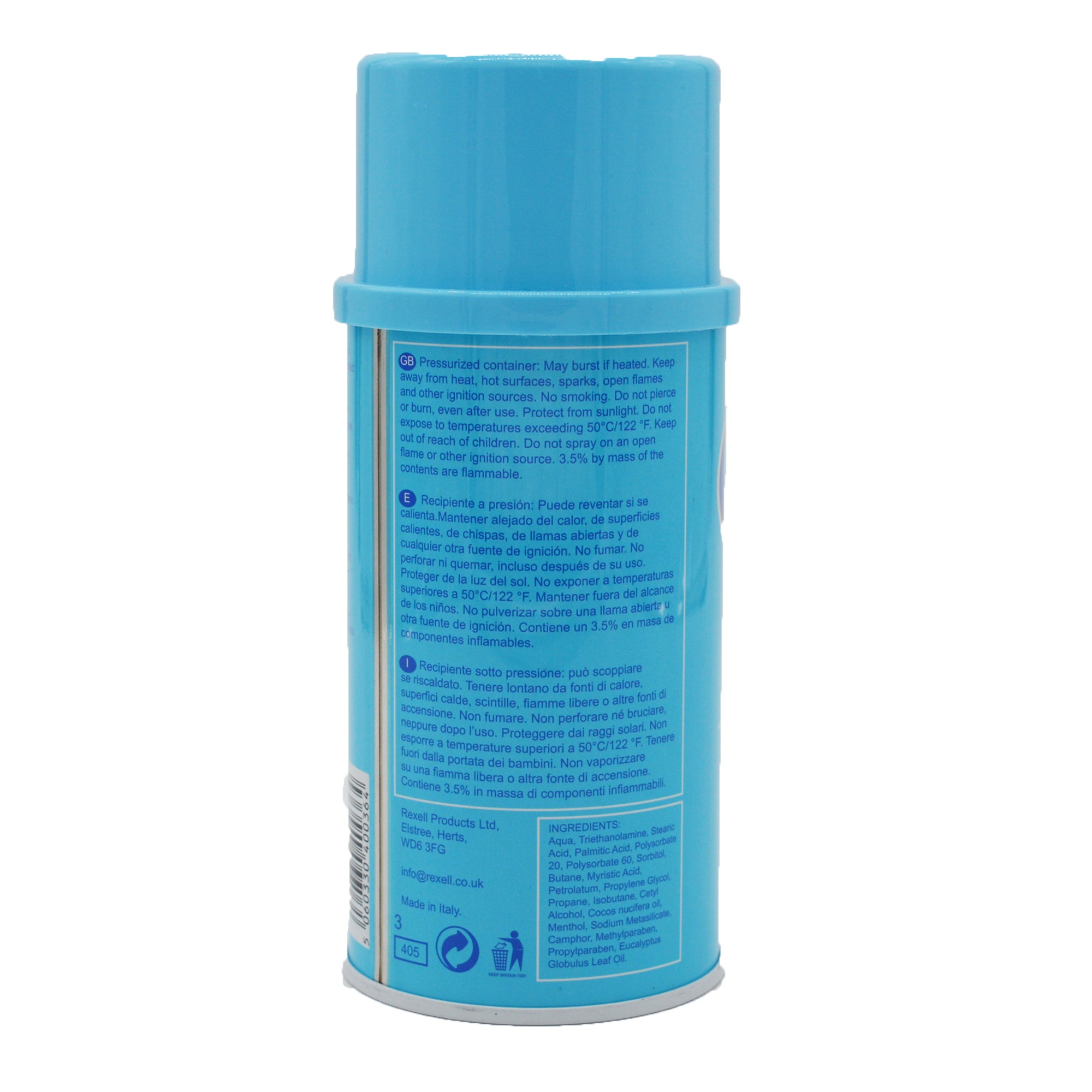 Rexell schiuma da barba mentolo 300ml rinfrescante