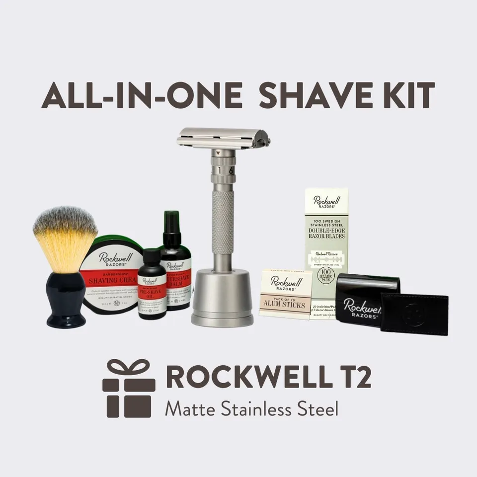 Rockwell T2 kit rasatura completo acciaio inox