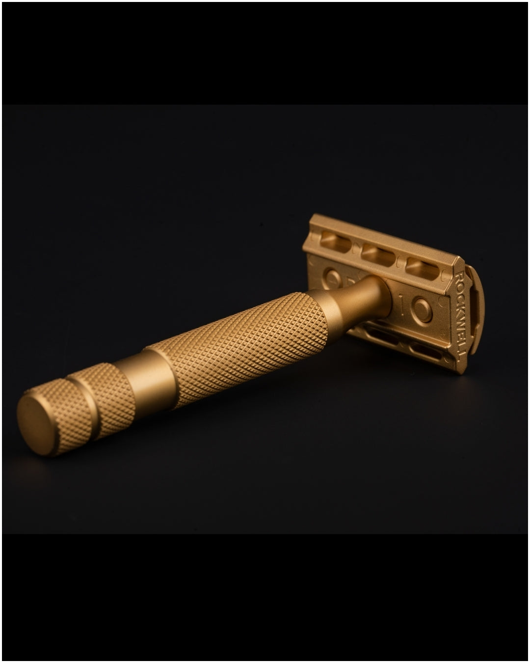 Rockwell 6S 24K Gold rasoio sicurezza regolabile acciaio