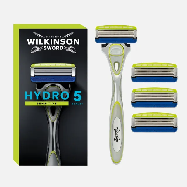 Wilkinson Hydro 5 Sensitive Rasoio Uomo 1+4 Aloe